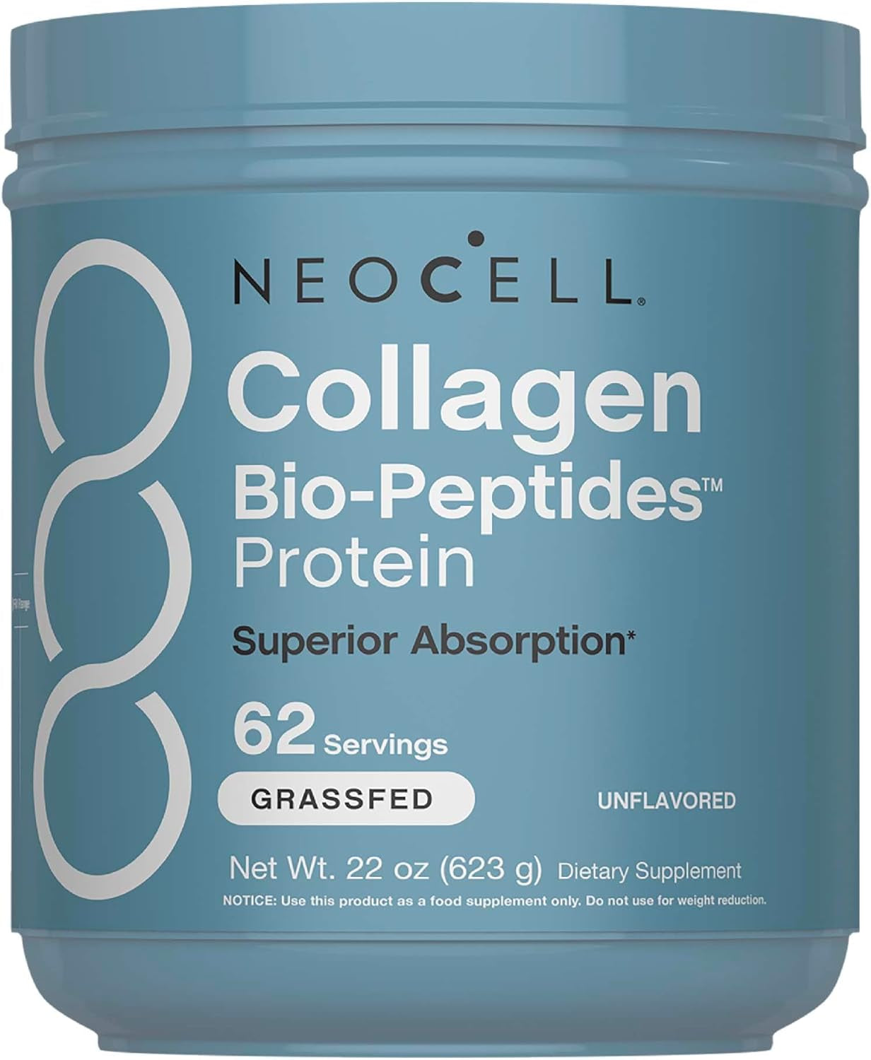 Collagen Bio-Peptides Powder | 22Oz | Super Hair, Skin, and Nails | Superior Absorption | Grassfed Protein Supplement | Advanced with 18 Essential Amino Acids